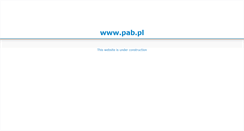 Desktop Screenshot of pab.pl