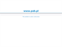 Tablet Screenshot of pab.pl
